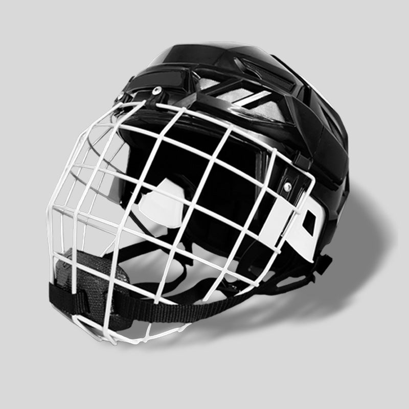 Roller Hockey Gear, Ice Hockey Helmet – Professional Ice/Field Hockey Goaltender Helmet for On-Ice & Land Hockey Protective Equipment