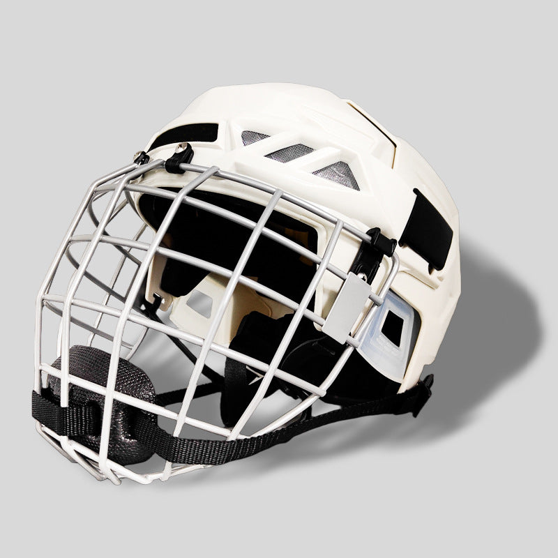 Roller Hockey Gear, Ice Hockey Helmet – Professional Ice/Field Hockey Goaltender Helmet for On-Ice & Land Hockey Protective Equipment