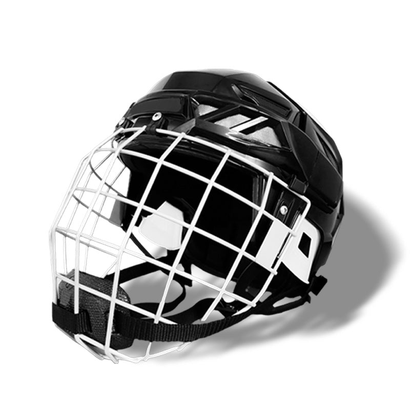Roller Hockey Gear, Ice Hockey Helmet – Professional Ice/Field Hockey Goaltender Helmet for On-Ice & Land Hockey Protective Equipment