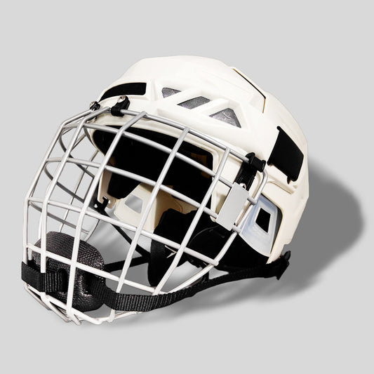 Roller Hockey Gear, Ice Hockey Helmet – Professional Ice/Field Hockey Goaltender Helmet for On-Ice & Land Hockey Protective Equipment
